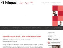 Tablet Screenshot of inlingualyon.com